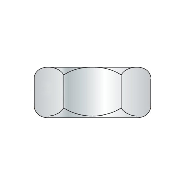 Newport Fasteners Hex Nut, 1-7/8"-5, Steel, Grade 2, Zinc Plated, 25 PK NB319388B-25 - main